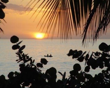 Vacation Kayak With Sunset