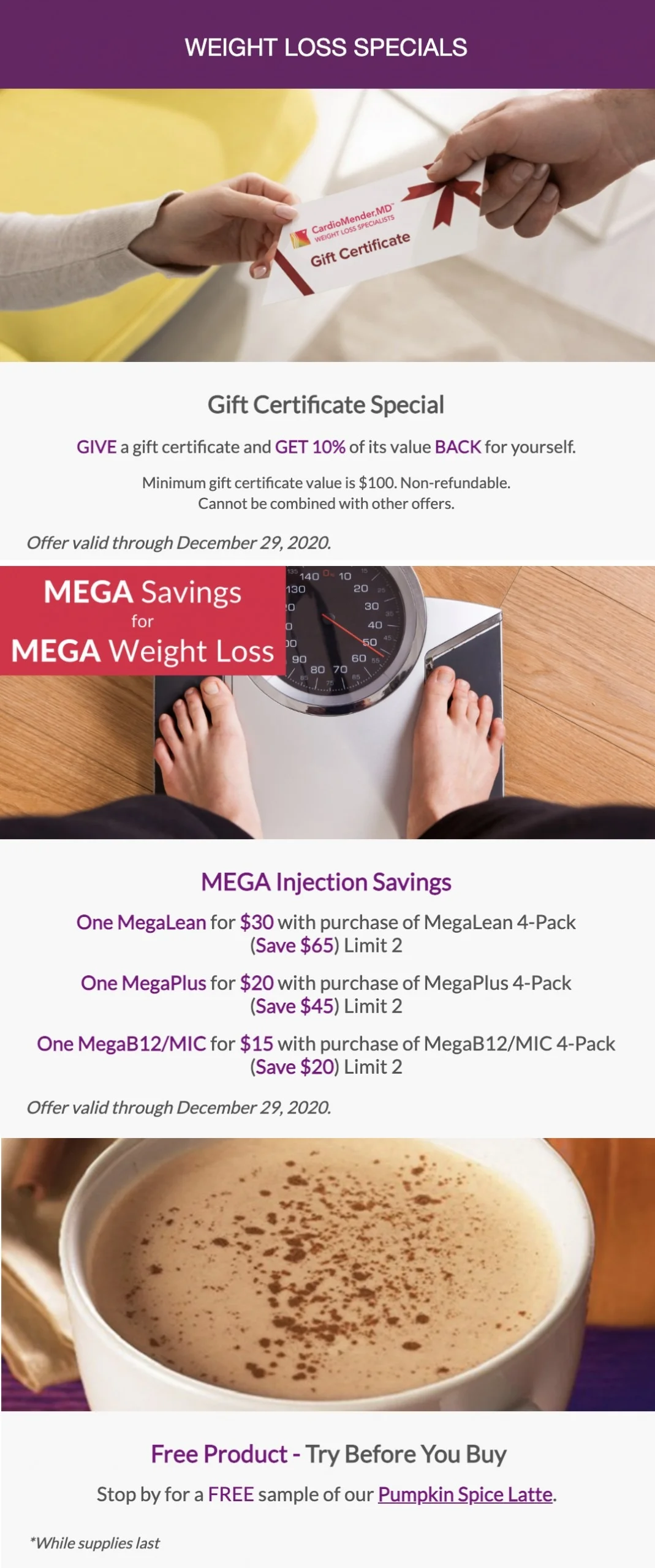 Christmas Gift and Specials